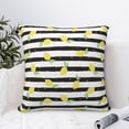 thumbnail image 4 of Pofeuu Lemon_1 Print Double-sided plush pillowcase Square Throw Pillow Covers Pillows Cover for Living Room Bedroom Sofa Couch Cushion Cover（No pillow core）-20"x20", 4 of 7