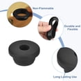 thumbnail image 3 of Uxcell 4Pack Rubber Grommets 20mm Drill Hole, 11mm ID Top Hat Hole Plug Grommet, 3 of 6