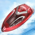 thumbnail image 4 of ABPWLY Toys Mini Remote Control Boat 2.4GHz High Speed RC Ship with LED Lights 100m Range 18min Playtime for Pool Bathroom Toys for Boys, 4 of 7