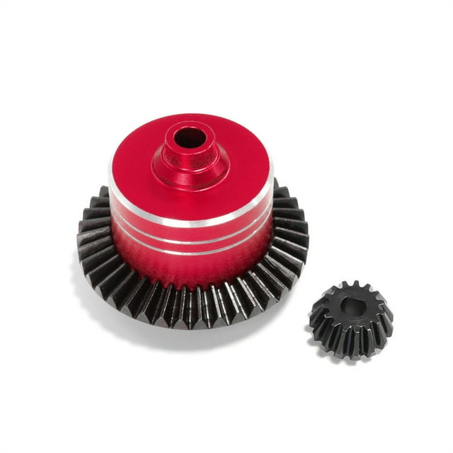 ZheElen 1/10 Alliage d'Aluminium Usiné pour la Précision Usinée pour Boîte de Vitesses de Précision pour TT02 XV02 Rt02b RC Pièce de Voiture Rouge
