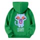 thumbnail image 4 of Moonsky Sudadera con capucha y cordón HUNTRX, estampado de grupo de chicas coreanas, jersey corto, suave y cómodo, top de manga larga para primavera y otoño. Verde 160, 4 of 4
