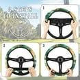 thumbnail image 6 of ZUXONGSY Marble Print Golf Cart Steering Wheel Covers Car Wheel Protector Covers Universal Auto Accessories Feels Good in Handling Club Car Steering Wheel Cover Fit 13-14 Inch Car, 6 of 7
