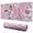 Pioneer Flower Floral-3, variant on Long Mouse Pads for Desk,Pioneer Flower Floral Print Pattern Desk Mats on Top Of Desks, Desk Mouse Pad Extra Large with 3mm Non-Slip Base and Stitched Edge for Gaming,Office,Work,Home 31.5"x11.8"