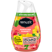 Renuzit Adjustable Solid Gel Air Freshener Cone, Hawaiian Sunset, Nonstop Freshness, 7 Ounces, 1 Cone