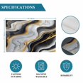 thumbnail image 6 of Modern Abstract Water Ripple Placemats Set of 4,Wipeable Washable Table Mats for Dining Tables, Stripe Ombre Marble Texture Place Mats for Kitchen Event Party Tabletop Decor, 6 of 9