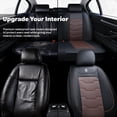 thumbnail image 3 of Fit for Toyota Yaris 2015 Full Set Seat Covers Faux Leather Daily Protection Perfect Fit Soft Touch Full Seat Access, Only 4 Door, 3 of 9