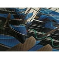 thumbnail image 4 of Ambesonne Venice Quilted Bedspread Set 3 Pcs, Gondolas Line on Water, King Size, Blue Yellow, 4 of 5
