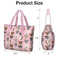 thumbnail image 3 of Tote Bag for Women - Pit Bull Terrier Shoulder Bag - Large Utility Work Duffle Bag with Zipper Handbag for Travel, Work, Sprots, 3 of 5