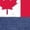 HEATHER NAVY, variant on Instant Message - Canada Flag - Youth Girls Short Sleeve T-shirt
