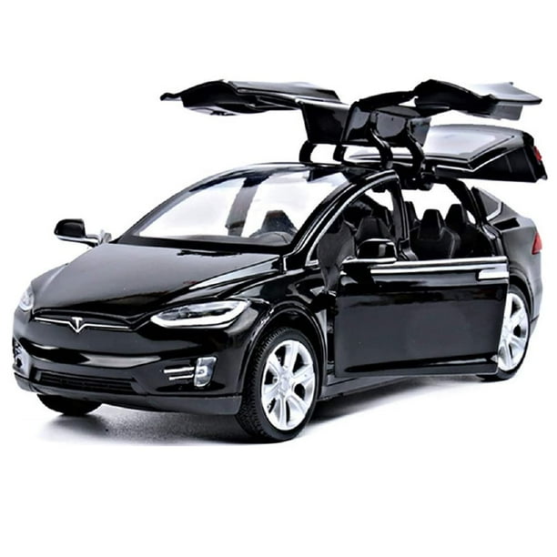 Coche de juguete Gidoyi modelo X a escala 1:32 con luces y sonido (negro)
