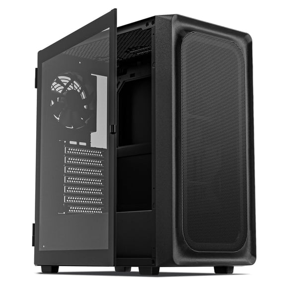 Funda para PC DARKROCK EC2 negra ATX Mid Tower Type-C