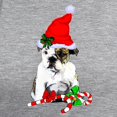 thumbnail image 3 of CafePress - English Bulldog Christmas T Shirt - Womens Tri-blend T-Shirt, 3 of 4