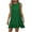 Green, variant on Axiiglly Beach Dress for Women Summer Casual Mini Dress Solid Color Backless Tank Dress Soft Loose Sleeveless Sundresses Flowy Party Vacation Dress