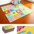thumbnail image 3 of 36Pc Alphabet Numbers Eva Floor Play Mat Baby Room Abc Foam Puzzle, 100% Non-Toxic Bpa-Free Eva Foam Material, Educational Alphabet & Number Learning Puzzle Mat For Toddlers, Safe, 3 of 7