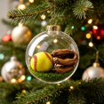 thumbnail image 5 of Dalxymotic Christmas Glass Ornament Set, Clear Plastic Christmas Balls, Xmas Tree Hanging Ornament, Glass Ornament Set for Christmas Tree, Home, Mantel, Living Room, Office, 5 of 8
