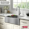 thumbnail image 2 of Delta 95C9031-30S-SS Rivet 30” Workstation Farmhouse Apron Front Kitchen Sink Undermount, 2 of 7