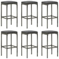 thumbnail image 5 of vidaXL 7 Piece Garden Bar Set with Cushions Grey, 5 of 5