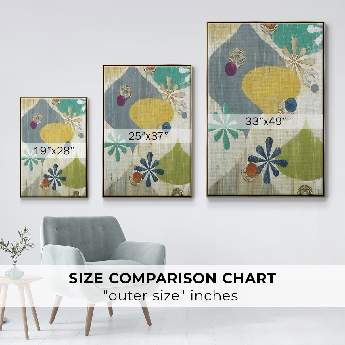 Asterisk Framed Premium Gallery Wrapped Canvas - Ready to Hang