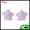 Purple, variant on Chubby Star Shoelace Charms 1 Pair Green