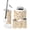 Color 3, variant on Bathroom Accessory Set 6 Piece Elegant Watercolor Floral Greenery Gold Trash can, Toothbrush Holder, Toothbrush Cup, Soap Dispenser, Soap Dish, Toilet Brush Holder