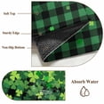 thumbnail image 6 of Large Area Rugs for Living Room Bedroom, St. Patrick's Day 5'x8' Rug Washable Carpet Runner Indoor Outdoor, Spring Shamrocks Farmhouse Green Checkered Non Slip Floor Mats Rug for Kitchen, Bathroom, 6 of 8