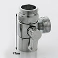 thumbnail image 4 of Adaptador en apariencia de T de Latón de 3 Vías, Rociador de Bidé de Inodoro, Componente de Sistema de Universal, Pieza de Repuesto, Válvula de Desví perfecl Válvula desviadora de cabezal de ducha, 4 of 8