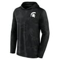 thumbnail image 2 of Men's Fanatics  Black Michigan State Spartans Camo Hoodie Long Sleeve T-Shirt, 2 of 3