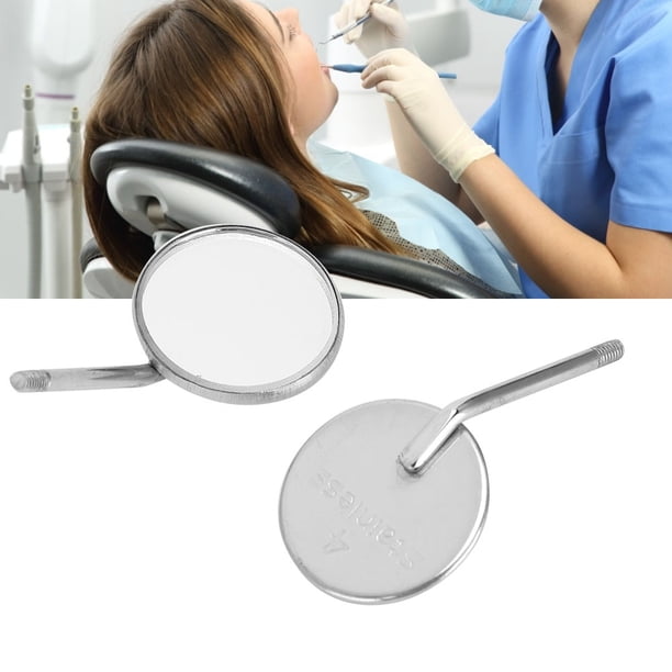 Espejo de odontoscopio, 20 piezas Espejo de boca dental Espejo de boca dental Cabeza de espejo de boca dental Diseño revolucionario