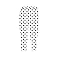 thumbnail image 5 of FNFYFH Womens Capri Leggings Polka Dot Skinny Capris Pants Slim Fit Stretch Cropped Yoga Pants, 5 of 6