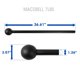 thumbnail image 2 of Timbre De Acero Para Entrenamiento Fuerza Hombros Agarres Y Antebrazos Mancuerna 7 Unisex Adulto, A.7lbs, A.7lbs, 2 of 9