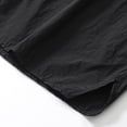 thumbnail image 4 of Hooded Sun Protection Jacket and Short Pants Suit for Men, Breathable Polyester Outdoor Fishing Exercise Set, Black S, 4 of 9