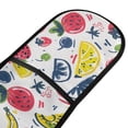 thumbnail image 2 of Dailycode Double Sided Oven Mitt with Loop Heat Resistant Kitchen Long Potholders 7" x 35" Hand Drawn Summer Fruit, 2 of 6