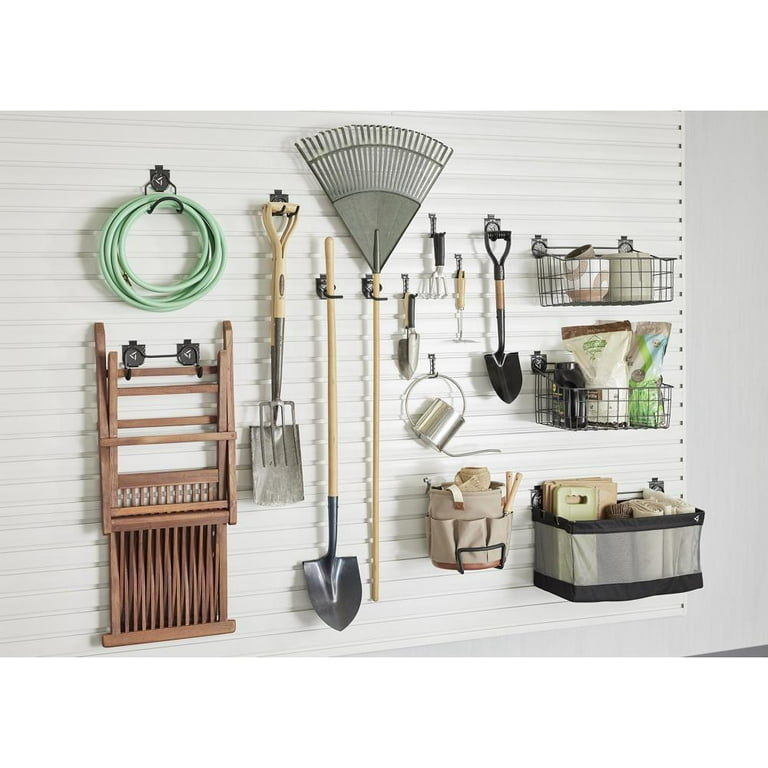 Gladiator Storage Hooks 8-Pack J & L Hooks for Wall Systems, Holds