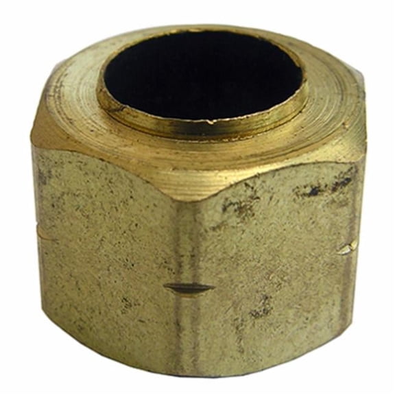 0.25 in. Brass Compression Nut & Sleeve Pack of 6