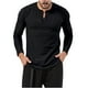 thumbnail image 1 of Blusas y camisas de manga larga con cuello redondo para hombre, cuello redondo, botones, boca plana, deportivas para hombre, blusas y camisas de manga larga con cuello redondo para hombre, 1 of 5