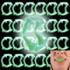 thumbnail image 3 of Colmillos de Halloween que brillan en la oscuridad, paquete de 100 unidades Dreidel Co., 3 of 9