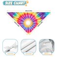 thumbnail image 6 of Dog Bandana 1 Pack,Rainbow Tie Dye Radial Pattern Bandanas for Dogs,Cat Bandana,Small/ Large Dog Bandana 2 Size,Dog Bandanas Girl Boy, 6 of 6
