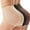 3 Packs: Black+Beige+Coffee, variant on MANIFIQUE 2 Packs Shapewear Tummy Control Panties for Women Seamless Stripe Lace Body Shaper Underwear Slim Panty