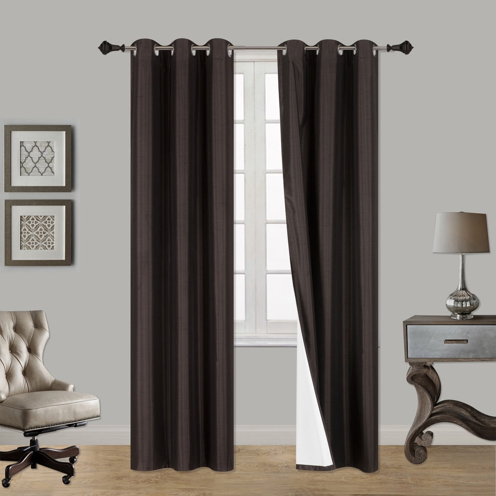 The Joker 2PCS Thermal Window Curtain Panel Bedroom Living Room Curtain Drapes 