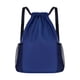 thumbnail image 1 of Mochila con cordón, bolsa de viaje grande, bolsa de gimnasio para baloncesto, mochilero al aire libre Azul, 1 of 9