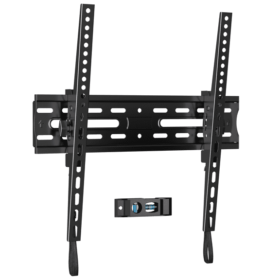 FitMetal Tilting TV Mount for 14-65 inch Tvs, Low Profile Wall Mount Bracket Supports up to 99 lbs, Max Vesa 400x400mm, 16" Wood Stud