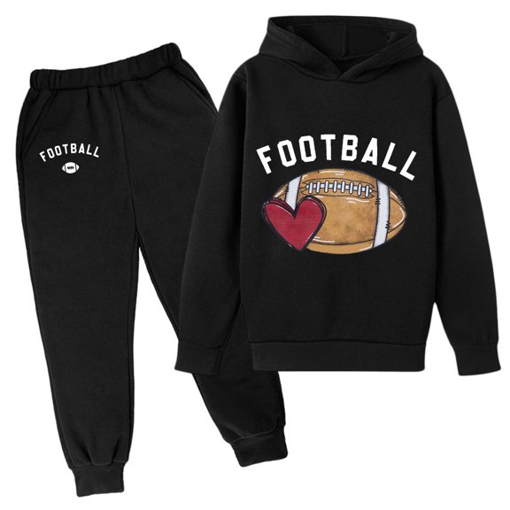 Toddler Kids Boys 2 Piece Outfits SetsHoodie Sweatshirt And Sweatpants Pullover Hoodie Set Tracksuit Casual Pants Set 3-4 Years