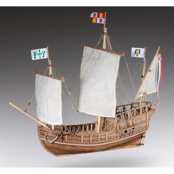 Dusek Pinta Wood Model Ship Kit D011 Scale 1:72