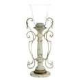 thumbnail image 6 of DecMode  7"W, 21"H Vintage Candlestick, White, 1 - Piece, 6 of 6