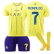 thumbnail image 5 of Riyadh Victory Traje de fútbol Adulto Niños Hombres Fitness al aire libre Deportes Ronaldo Jersey Secado rápido Mujeres2324 Al-Nassr FC Local No. 7 (calcetines), 5 of 5
