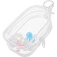 thumbnail image 1 of Juego de estuche de exposición para muñecas, llavero transparente, bolsa de exhibición con gancho colgante, accesorio para llavero, 1 Juego, 1 of 6