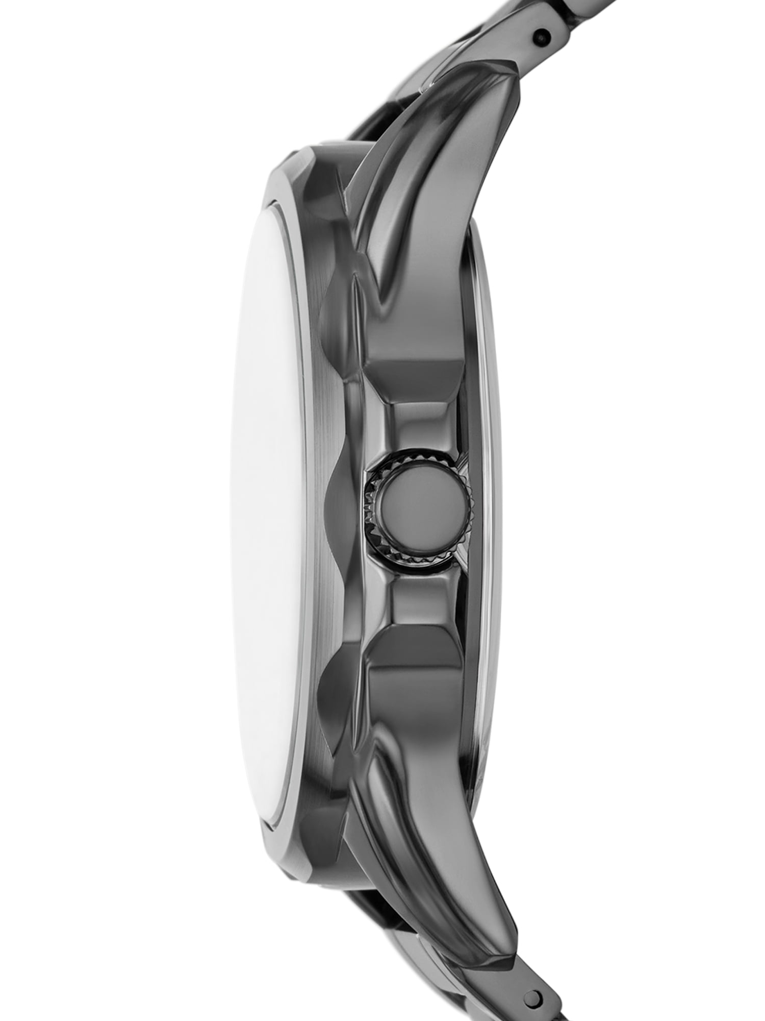 Folio Adult Men's Alloy Gunmetal 42mm 2pc Wristwatch Set