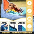 thumbnail image 2 of Wise Owl Outfitters Hammock Underquilt, Insulated Down for Outdoor, Indoor, Single & Double Camping Hammocks, Blue, 2 of 7