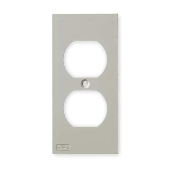 Hubbell KP Series 1 Gang Duplex Low Profile Flush Mount Wall Plate Switch & Outlet Plate