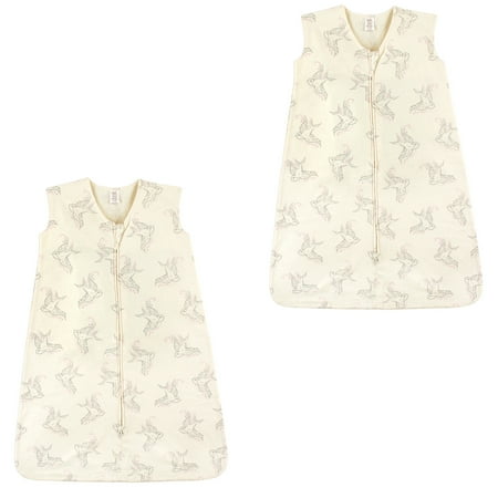 UPC: 0660168887228 | Touched by Nature Organic Cotton Safe Sleep Wearable Blanket Sleeping Bag 2 Pack  Bird  6-12 Months